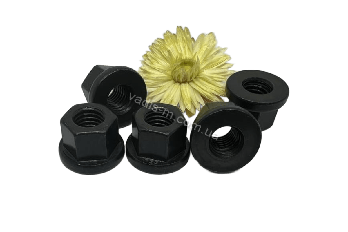 DIN 6331 10 Гайка высокая шестигранная с фланцем
