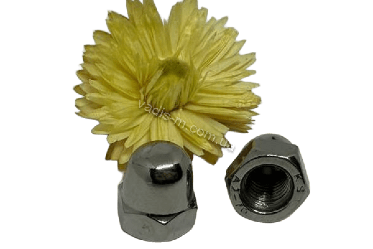 DIN 1587 A2 Гайка колпачковая с мелким шагом