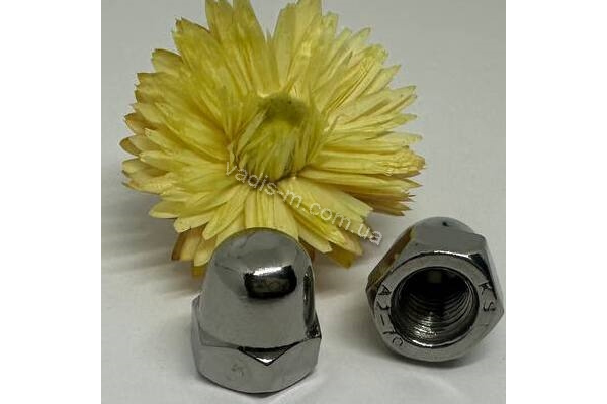 DIN 1587 A2 Гайка колпачковая с мелким шагом