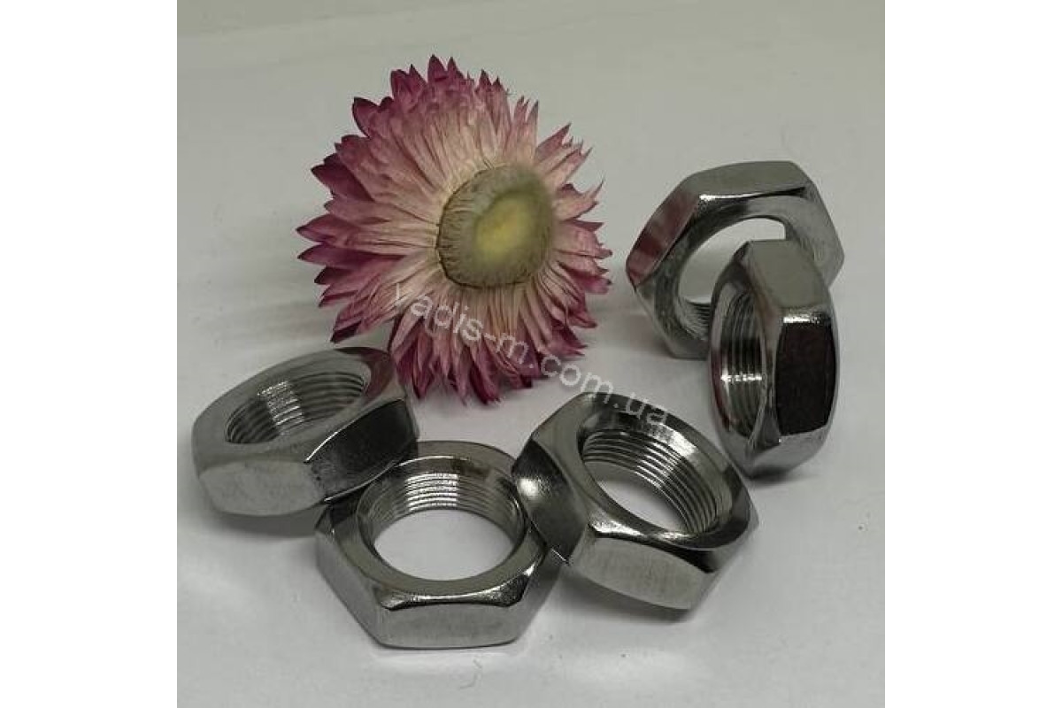 DIN 431 A2 Гайка трубна низька дюймова