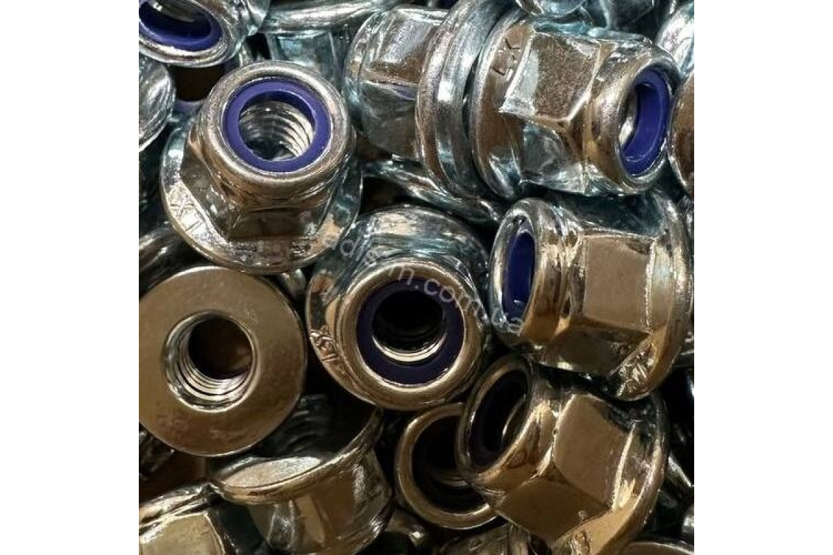 DIN 6926 8 цинк Гайка самоконтряща з фланцем