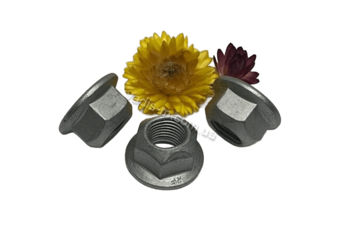 DIN 6927 8 цинк платковий Гайка самоконтряща з фланцем