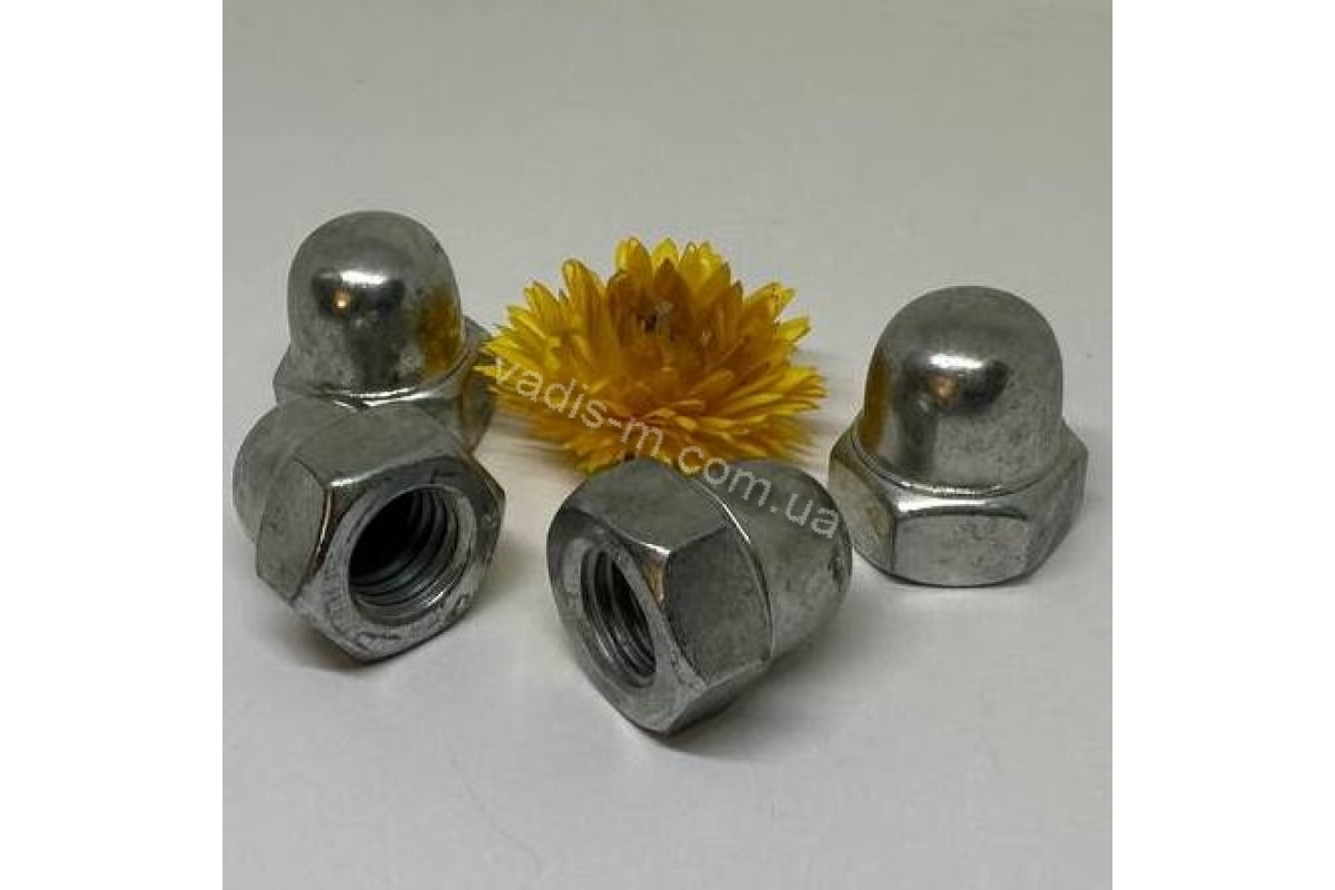 DIN 1587 6 цинк платковый Гайка колпачковая