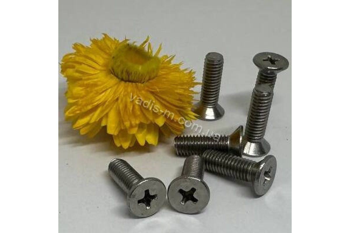 DIN 965 4,8 Гвинт з потайною головкою і хрестоподібним шліцом PH