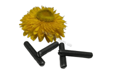 DIN 551 Гвинт установочний з прямим шліцем і плоским кінцем сталевий