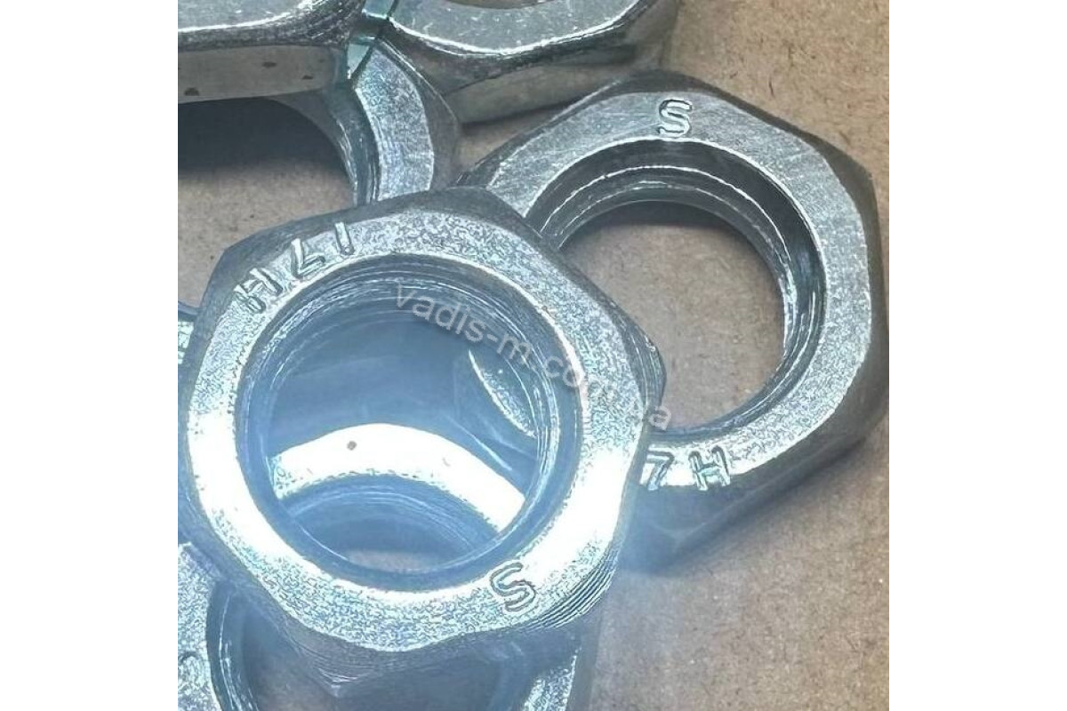 DIN 439 04 цинк Гайка низька шестигранна з дрібним кроком