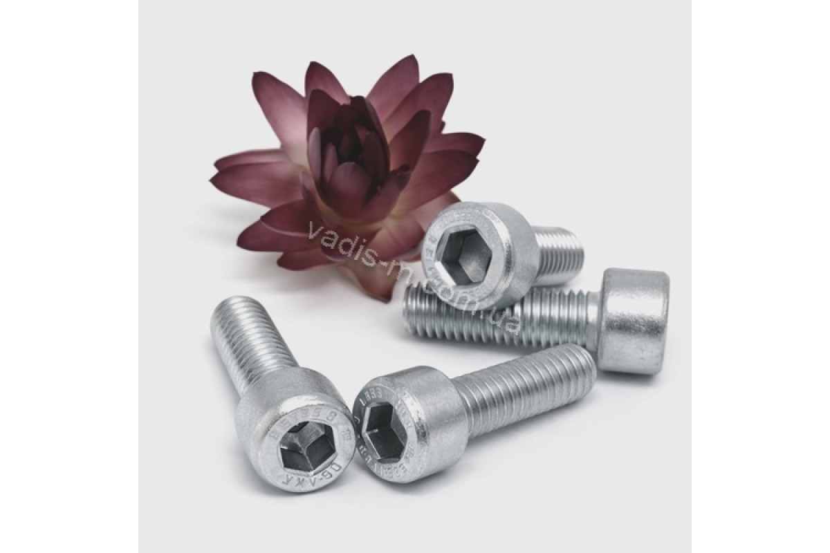 DIN 912 10,9 цинк платковий Болт з циліндричною головкою і внутрішнім шестигранником
