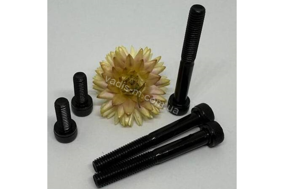 DIN 912 8,8 цинк платковий чорний Болт з циліндричною головкою і внутрішнім шестигранником