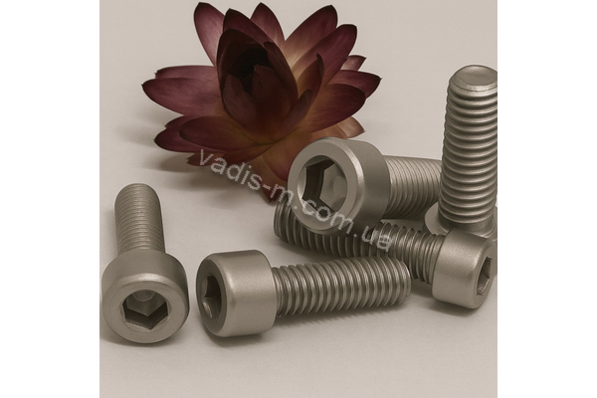 DIN 912 титан Болт з циліндричною головкою і внутрішнім шестигранником