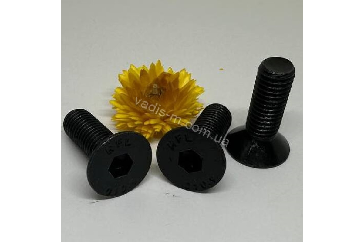 DIN 7991 10,9 цинк платковий чорний Болт з потайною головкою і внутрішнім шестигранником