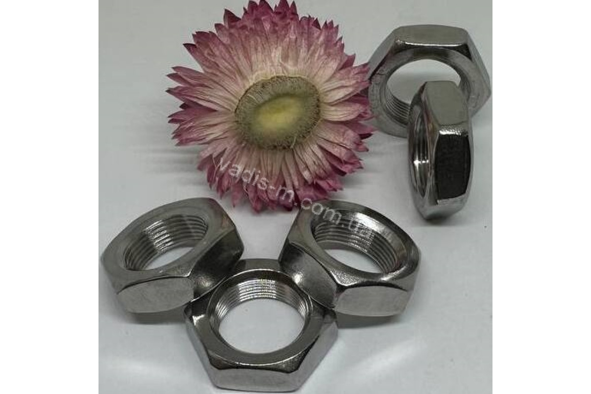 DIN 936 A4 Гайка низька шестигранна