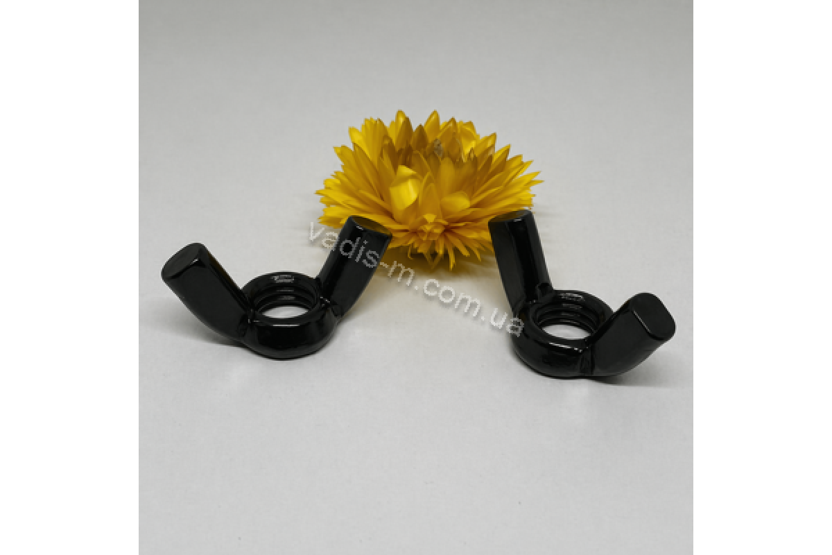 Гайка барашковая DIN 315 черный цинк