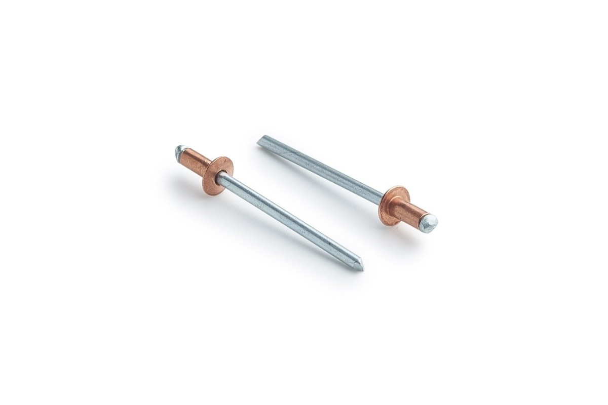 ISO 16582 Cu/St Заклепка витяжна з плоским буртиком Bralo