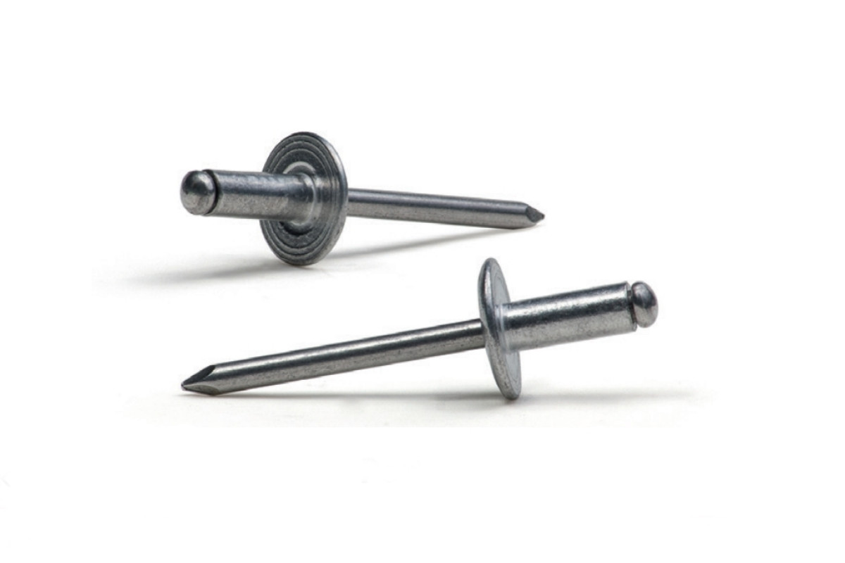 ISO 15977 Al/Al Заклепка витяжна з плоским збільшеним буртиком Bralo