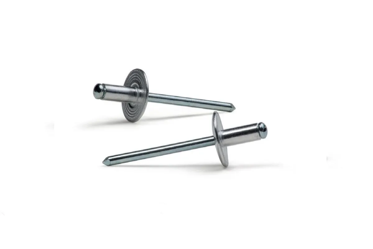 ISO 15977 Al/St Заклепка витяжна з плоским збільшеним буртиком Bralo