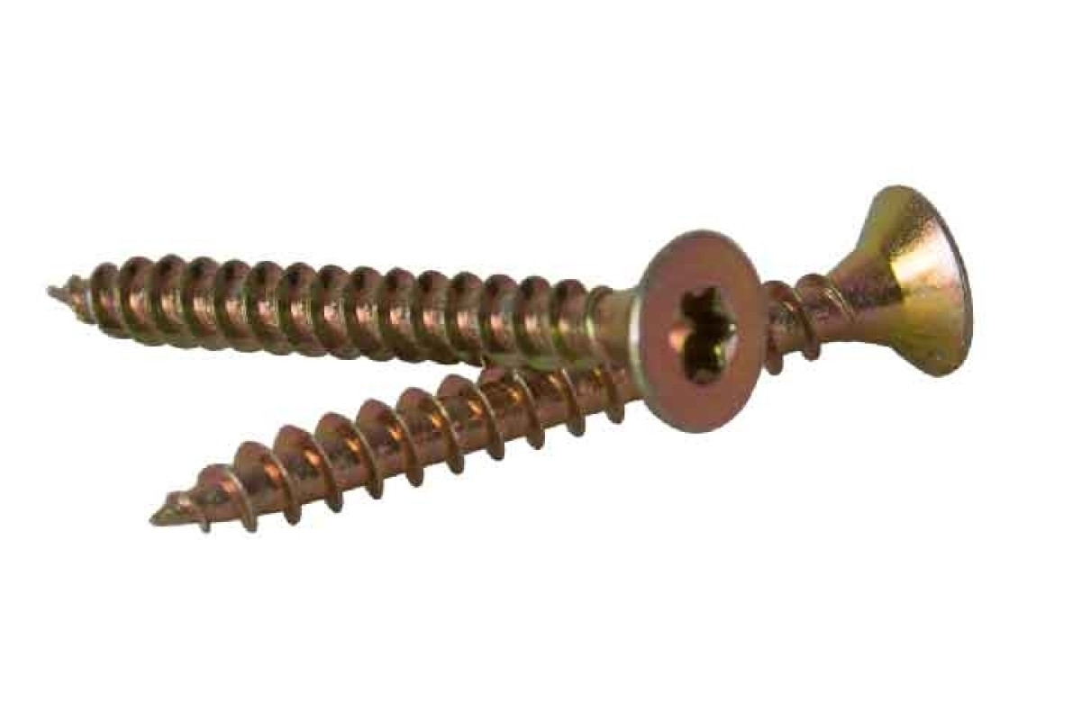 ART 9050 цинк жовтий Шуруп універсальний з потайною головкою під torx