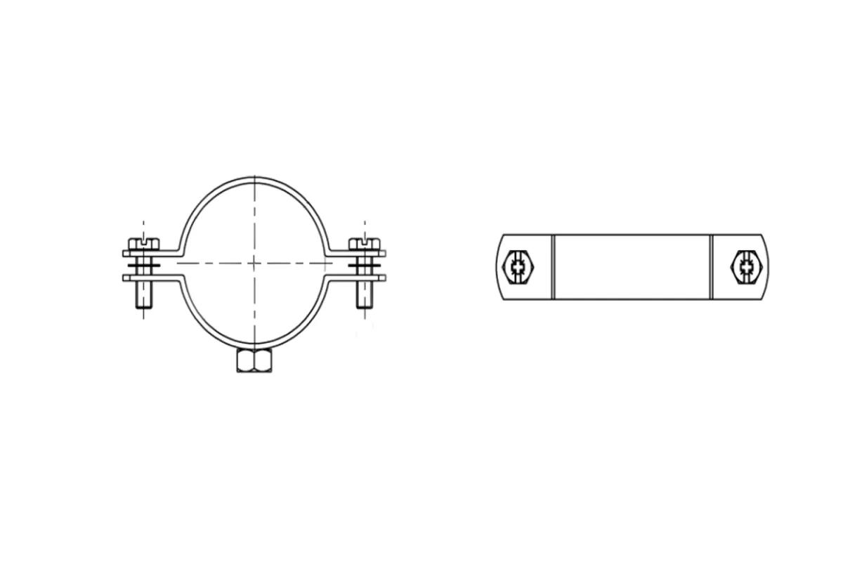 ART 60 A2 Хомут трубний ART 60 A2 Хомут трубний