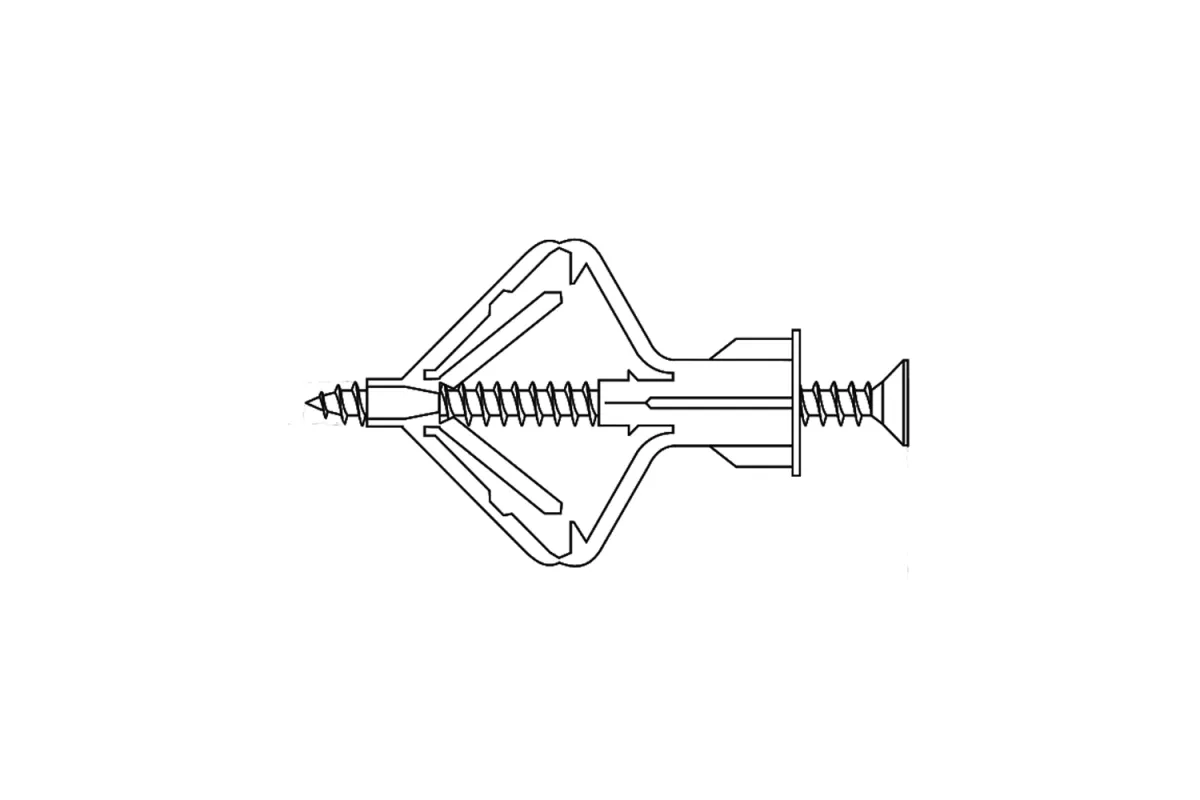 Дюбель Бабочка нейлон Wkret-Met