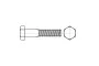 DIN 931 10,9 Delta Болт з шестигранною головкою і частковою різьбою