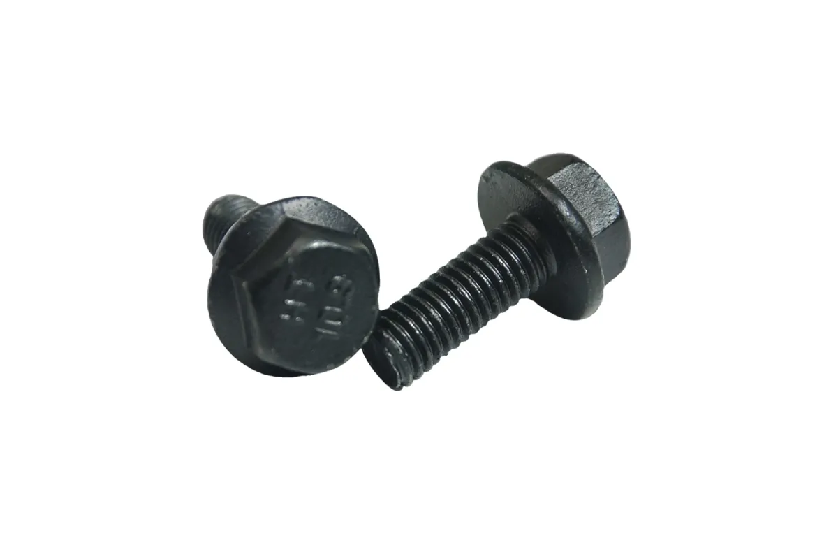DIN 6921 10,9 цинк платковий чорний Болт з шестигранною головкою і фланцем