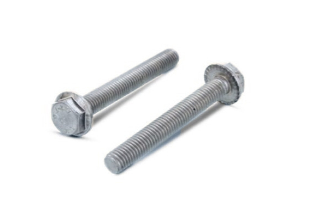 DIN 6921 10,9 цинк Болт з шестигранною головкою і зубчастим фланцем