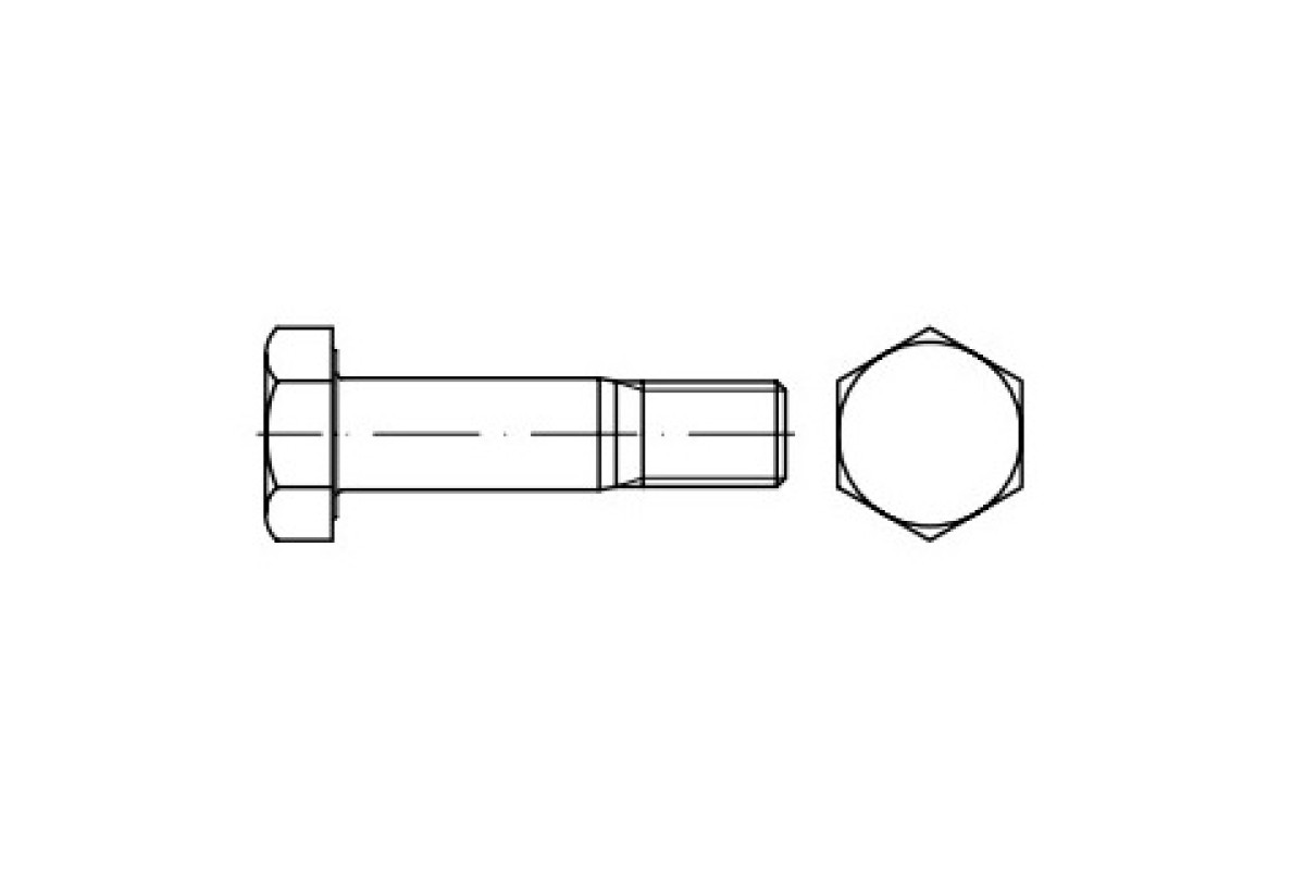 DIN 7999 / EN 14399-8 10,9 цинк гарячий Болт високоміцний з шестигранною головкою Peiner