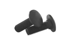 DIN 603 8,8 цинк платковий чорний Болт з напівкруглою головкою і квадратним підголовником