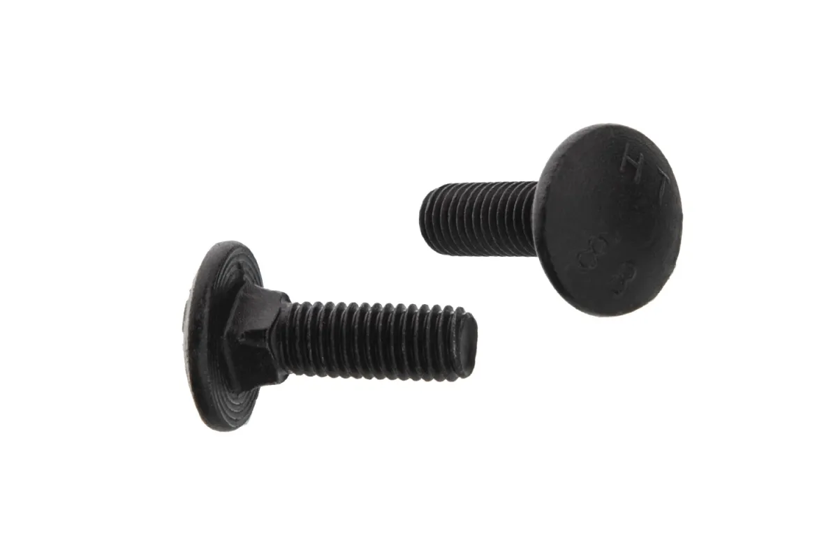 DIN 603 8,8 цинк платковий чорний Болт з напівкруглою головкою і квадратним підголовником