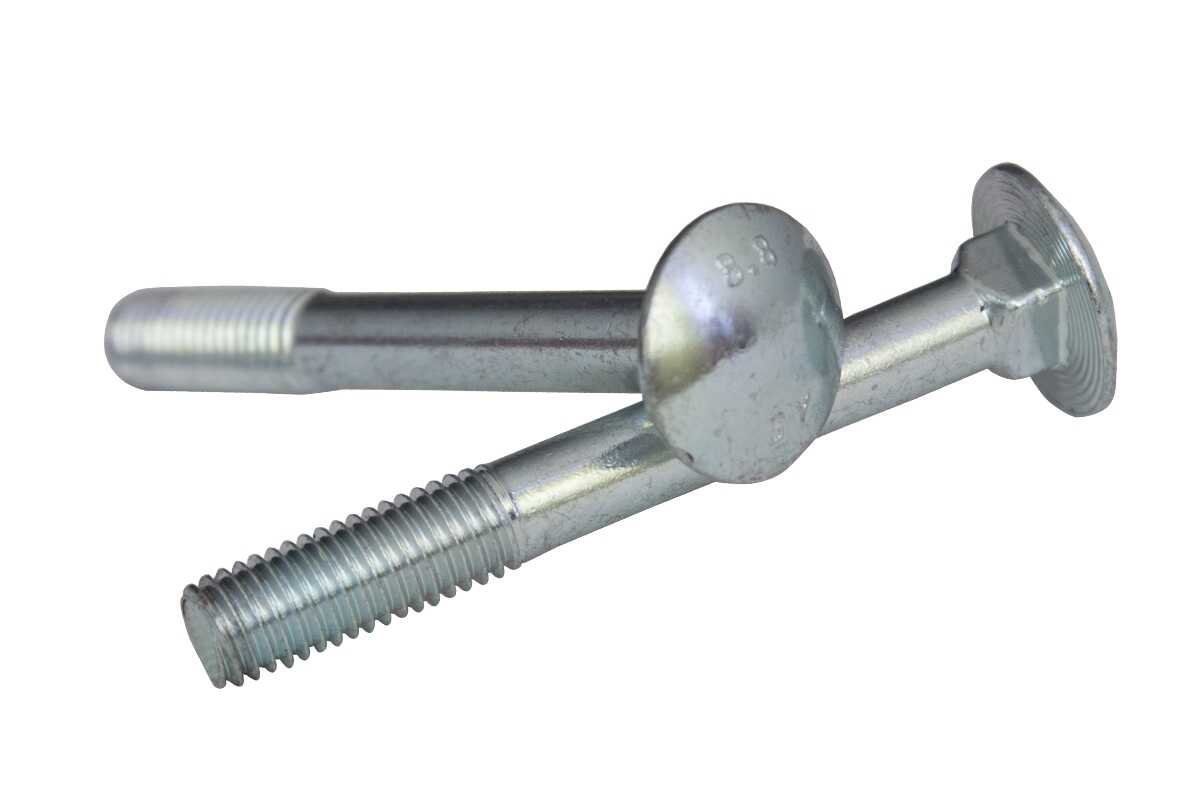 DIN 603 4,8 цинк Болт з напівкруглою головкою і квадратним підголовником