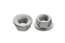 DIN 6923 10 цинк платковий Гайка шестигранна з фланцем зубчаста з дрібним кроком