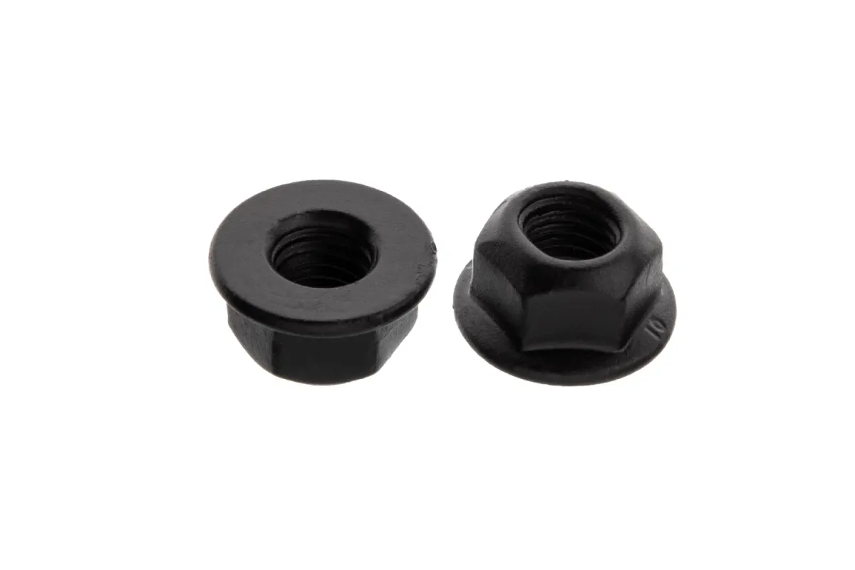 DIN 6927 10 цинк платковий чорний Гайка самоконтряща з фланцем