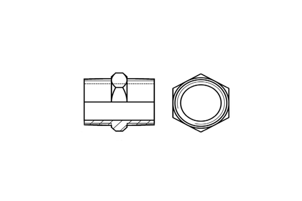 ART 77 A4 Ніпель з шестигранником ART 77 A4 Ніпель з шестигранником