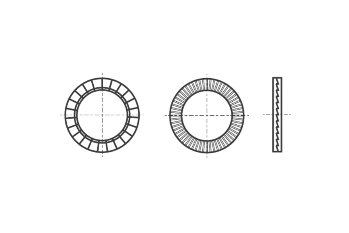 DIN 25201 465 HV Delta Шайба DIN 25201 465 HV Delta Шайба