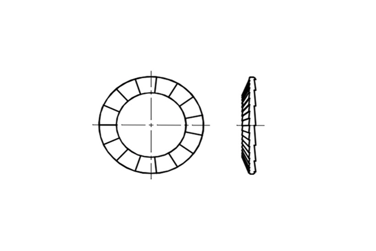 AN 742 цинк платковий Шайба стопорна Nord-Lock AN 742 цинк платковий Шайба стопорна Nord-Lock