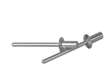 ISO 15973 Al/Al Заклепка витяжна герметична з плоским буртиком Bralo