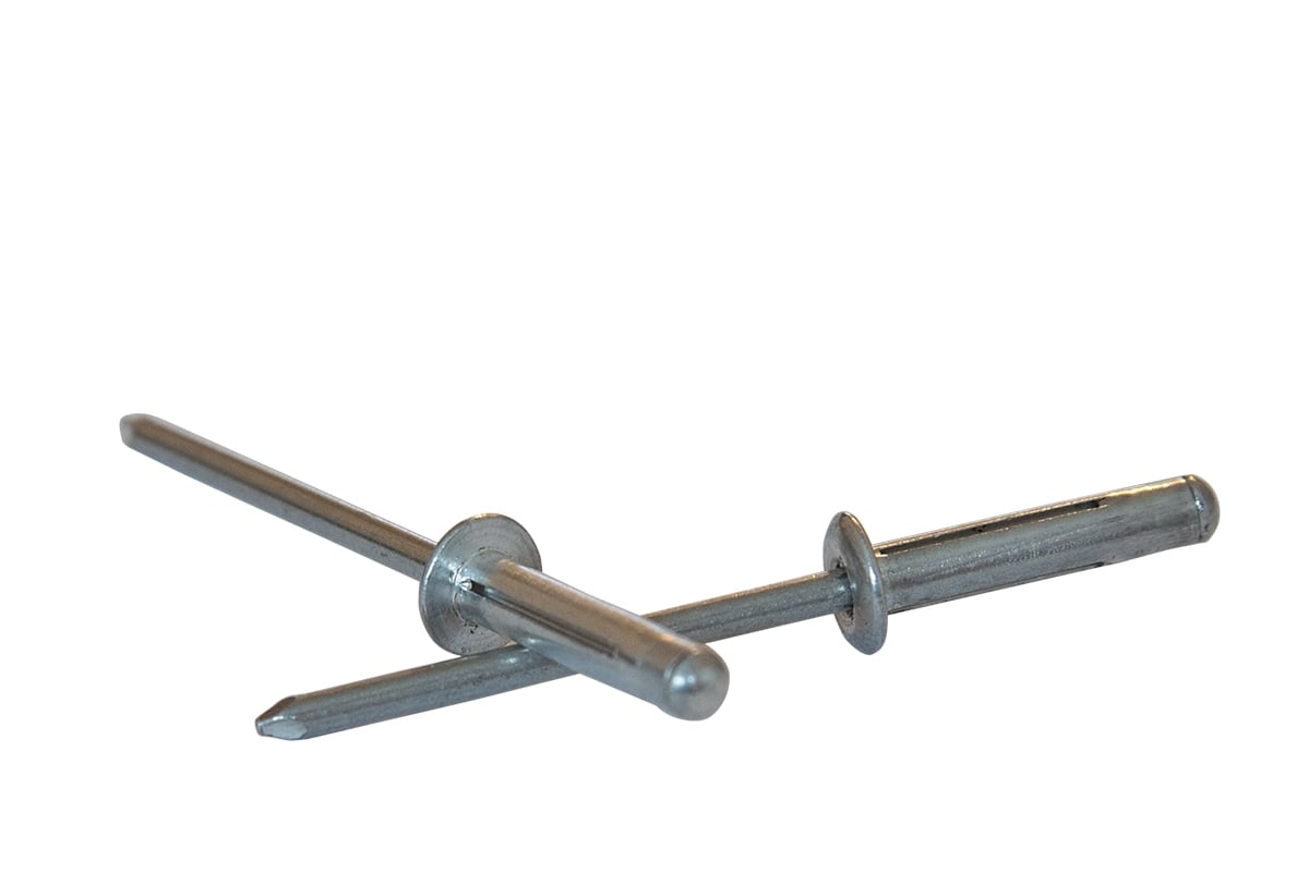 Заклепка Trebol Al/Al рисованная с плоским буртиком Bralo