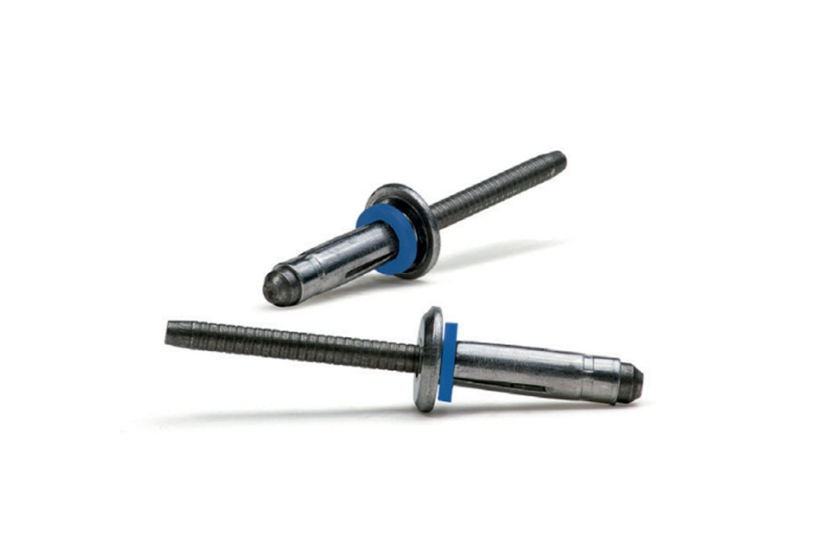 Заклепка S-Trebol Al/Al с плоским буртиком Bralo