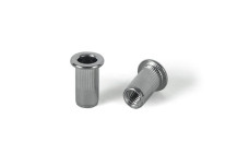 Клепальна гайка А2 зі збільшеним буртиком рифлена відкрита Bralo Клепальна гайка А2 зі збільшеним буртиком рифлена відкрита Bralo