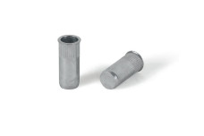 Клепальна гайка цинк зі зменшеним буртиком рифлена закрита Bralo Клепальна гайка цинк зі зменшеним буртиком рифлена закрита Bralo