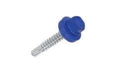 WF цинк пофарбований Саморіз з шестигранною головкою з буром і шайбою EPDM для металу Wkret-Met