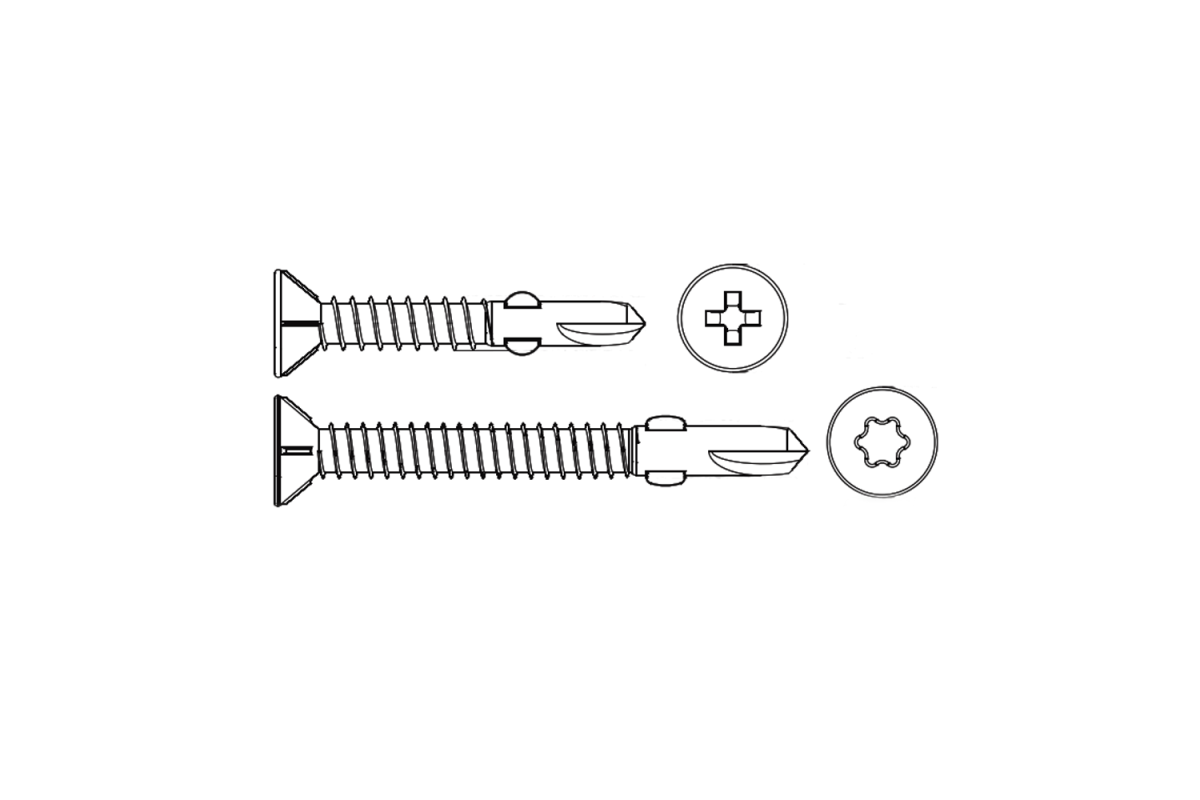 WSDSK/WSDST Саморіз для кріплення деревяних елементів по металу Wkret-Met