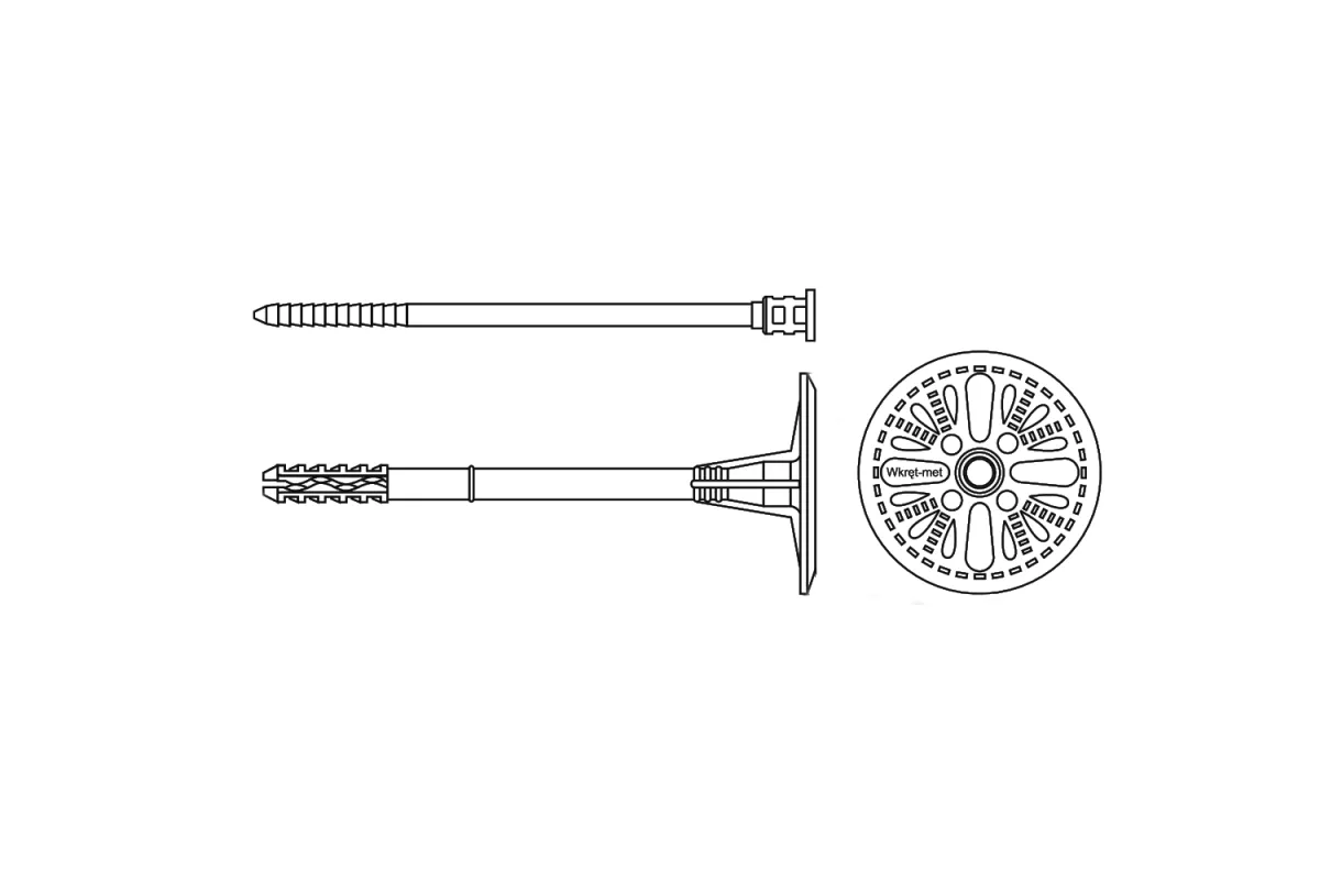 LTX пластик Дюбель для термоізоляції Wkret-Met