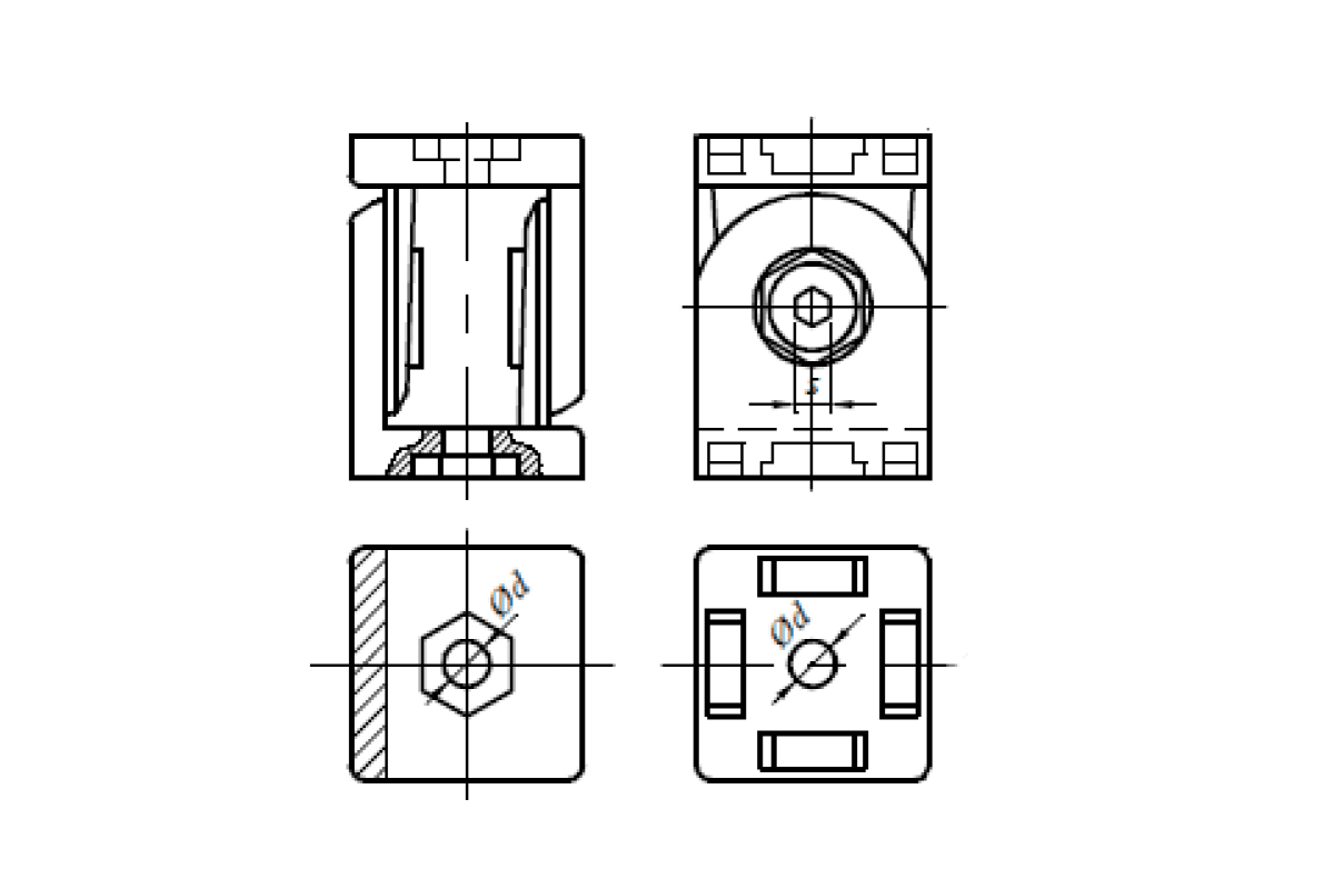 AN 624 З'єднання для алюмінієвих профілів