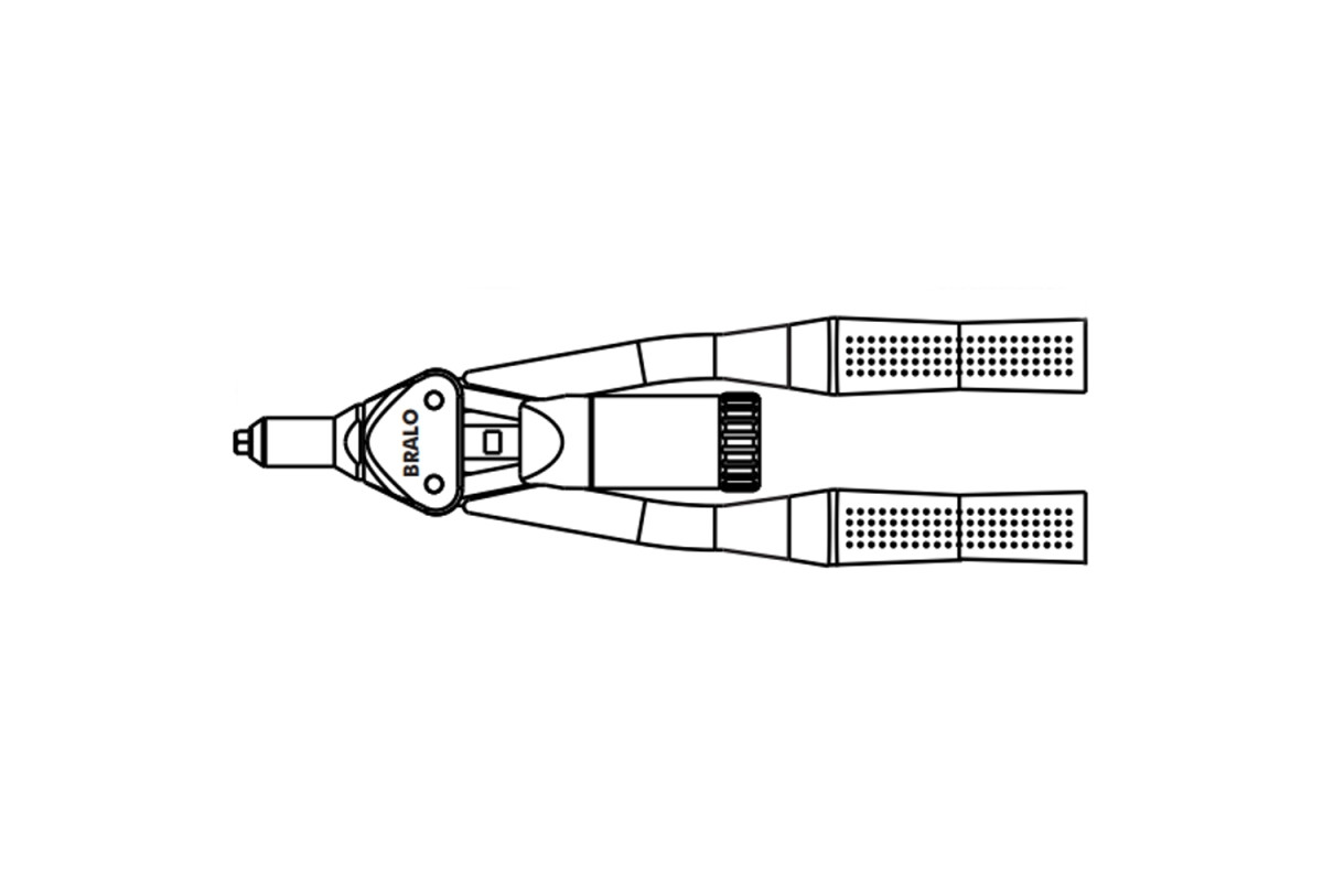 Пістолет ручний для заклепок BM-164 Bralo Пістолет ручний для заклепок BM-164 Bralo