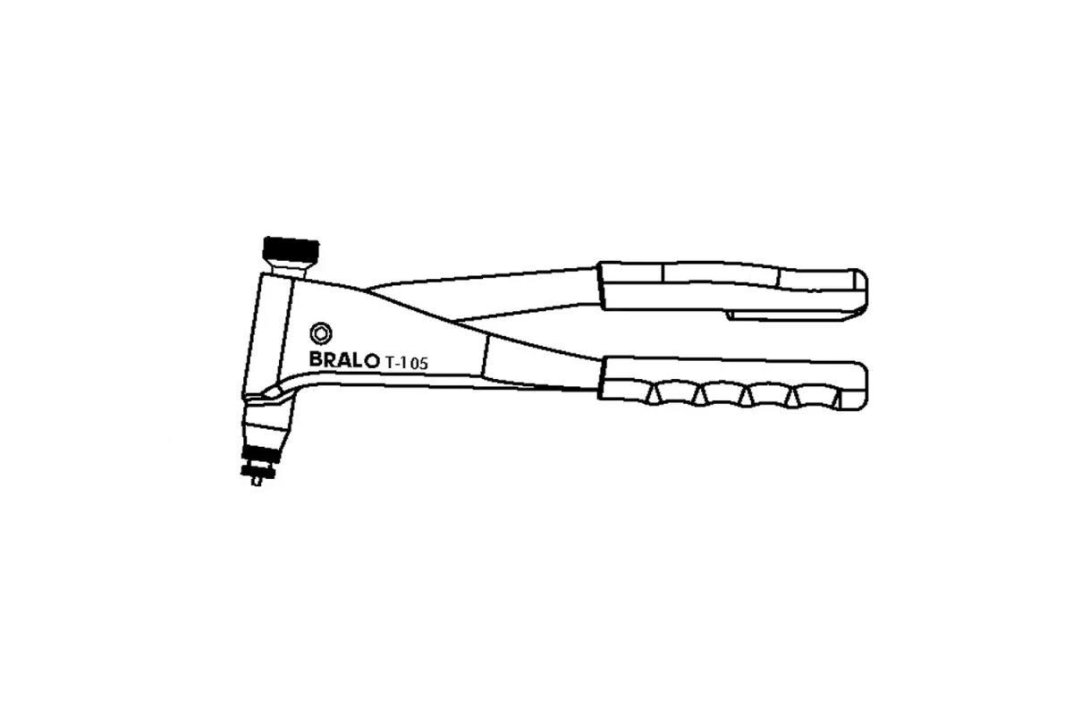 Пістолет ручний для клепальних гайок T-105 Bralo Пістолет ручний для клепальних гайок T-105 Bralo