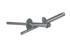 Заклепка чотирьохпелюсткова Al/St мальована зі збільшеним буртиком Bralo