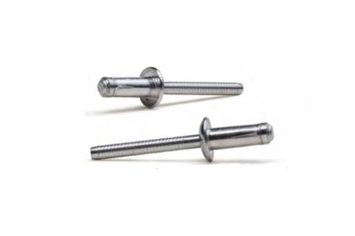 Заклепка Hard Lock Al/Al с плоским буртиком Bralo