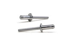 Заклепка Hard Lock Al/Al с плоским буртиком Bralo