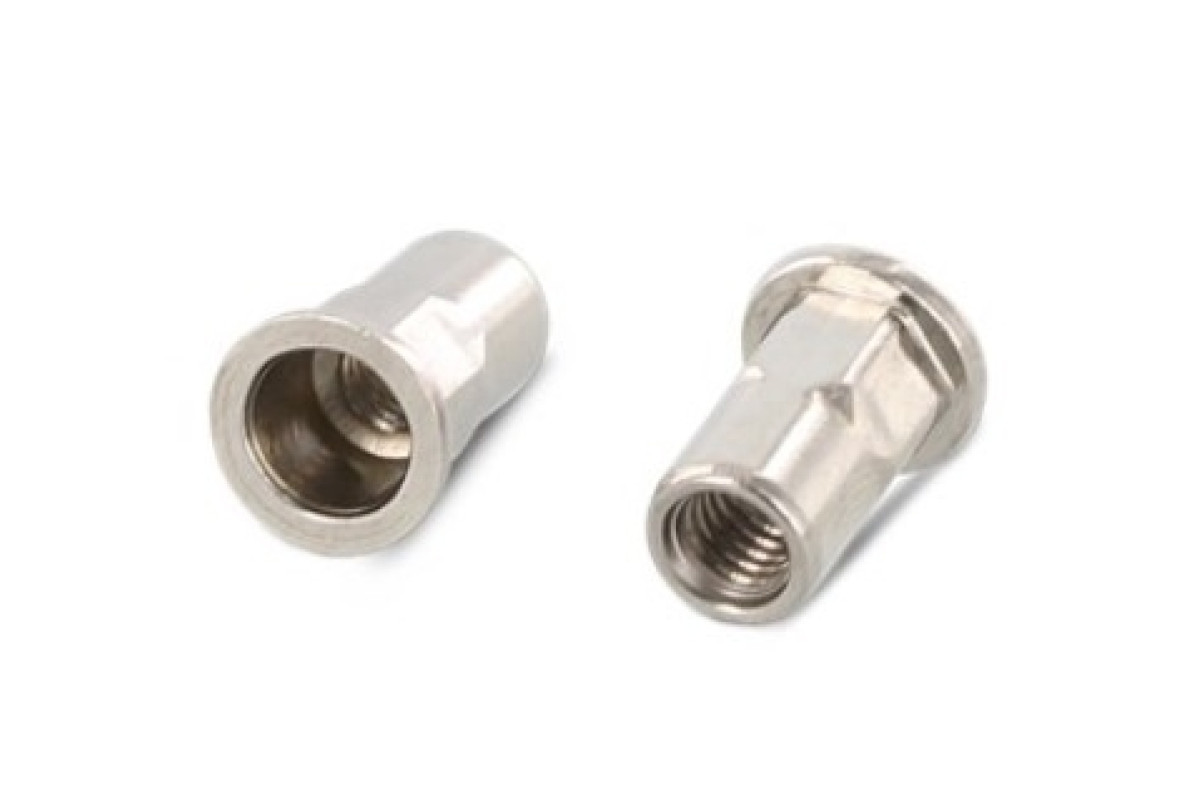 ART 9317 A4 Клепальна гайка з плоским буртиком відкрита ART 9317 A4 Клепальна гайка з плоским буртиком відкрита