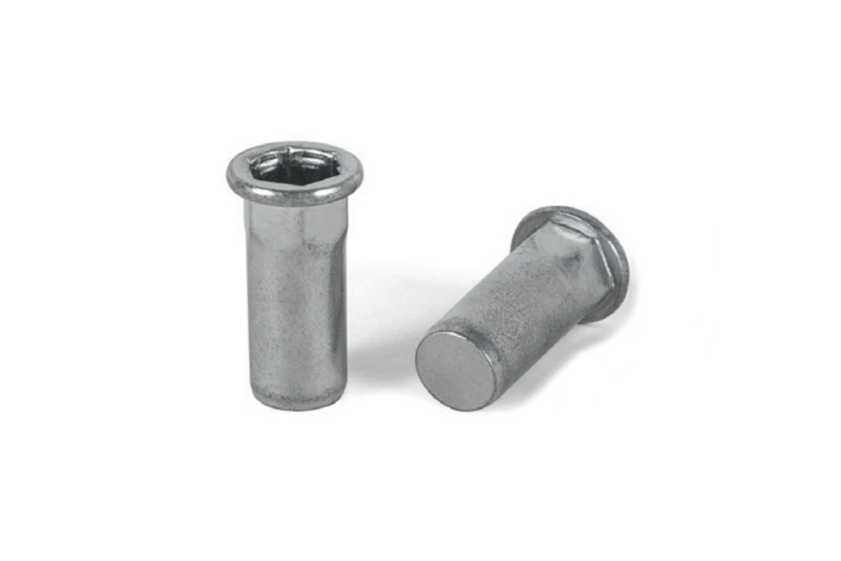 Клепальна гайка A2 зі збільшеним буртиком частково шестигранна закрита Bralo Клепальна гайка A2 зі збільшеним буртиком частково шестигранна закрита Bralo